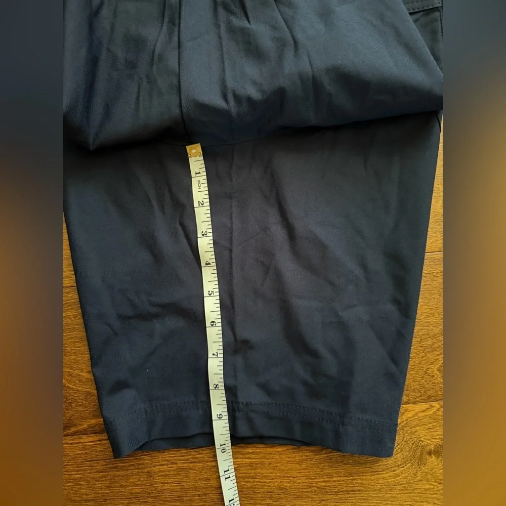 ZeroXposur Travel Shorts Mens 30 Navy Utility Zip Pocket 4-Way Stretch UPF 50+
